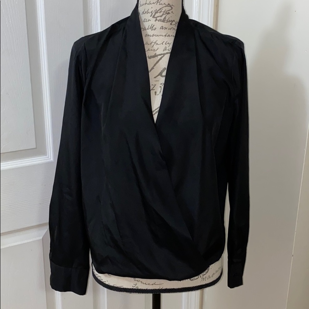 Banana Republic Faux Wrap Top